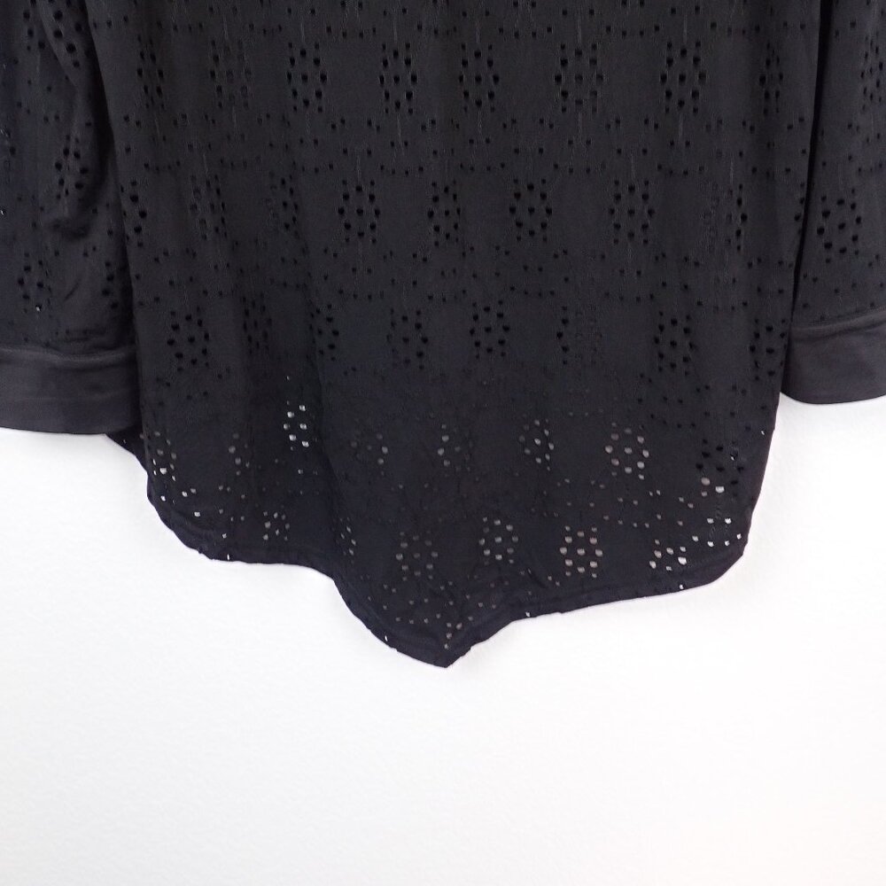 Rosegal Swim Cover Up Women's 3XL Black eyelet Brand New - Picture 5 of 10